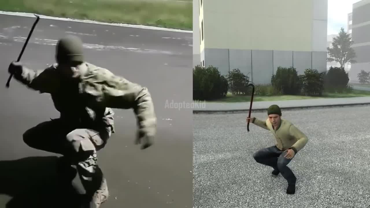 Real life VS Gmod