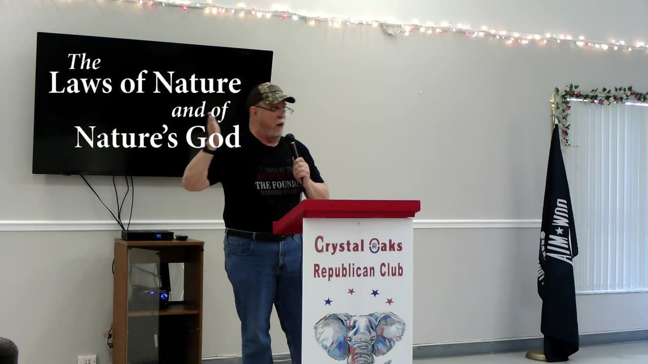 Crystal Oaks Republican Speaker Pastor Jack Martin