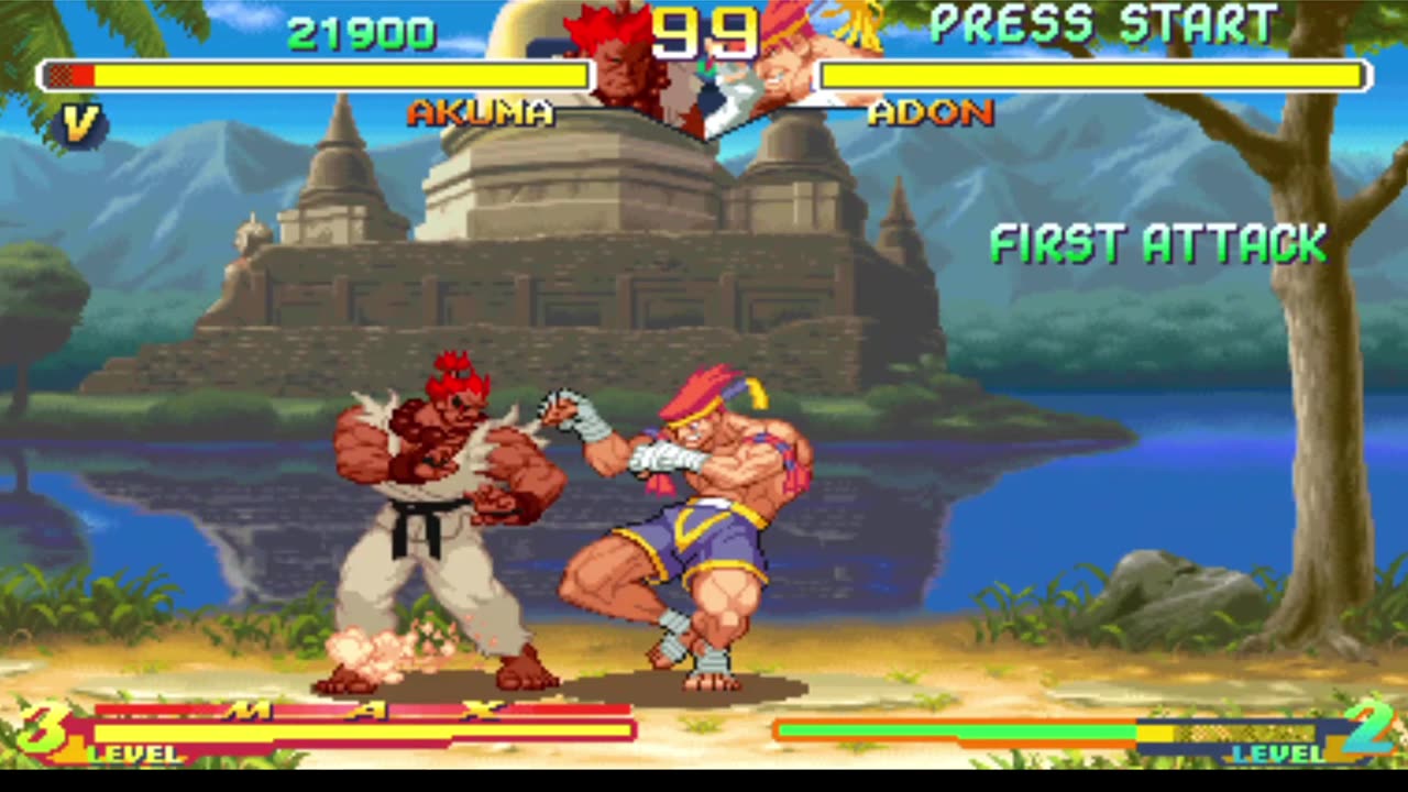 Akuma vs Adon