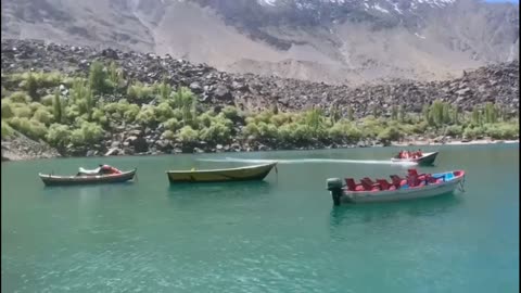 Beautiful lake in pakistan