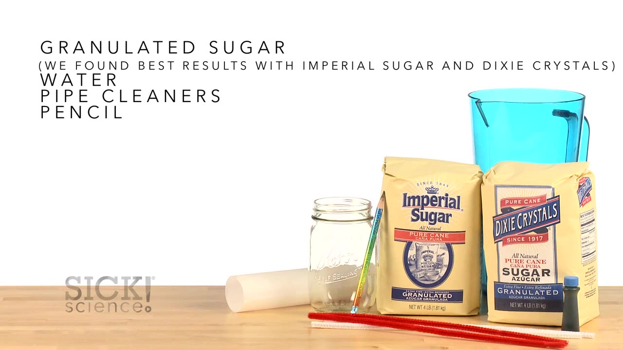 Sugar Crystal Ornaments - Sick Science!