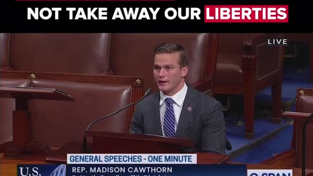 Madison Cawthorn tells Pelosi, "YOU ARE NOT GOD!"
