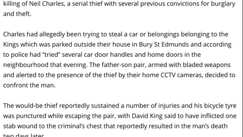 Father-Son Vigilante Duo Who Killed Thief With Samurai Sword & Dagger Get Life In Prison - England