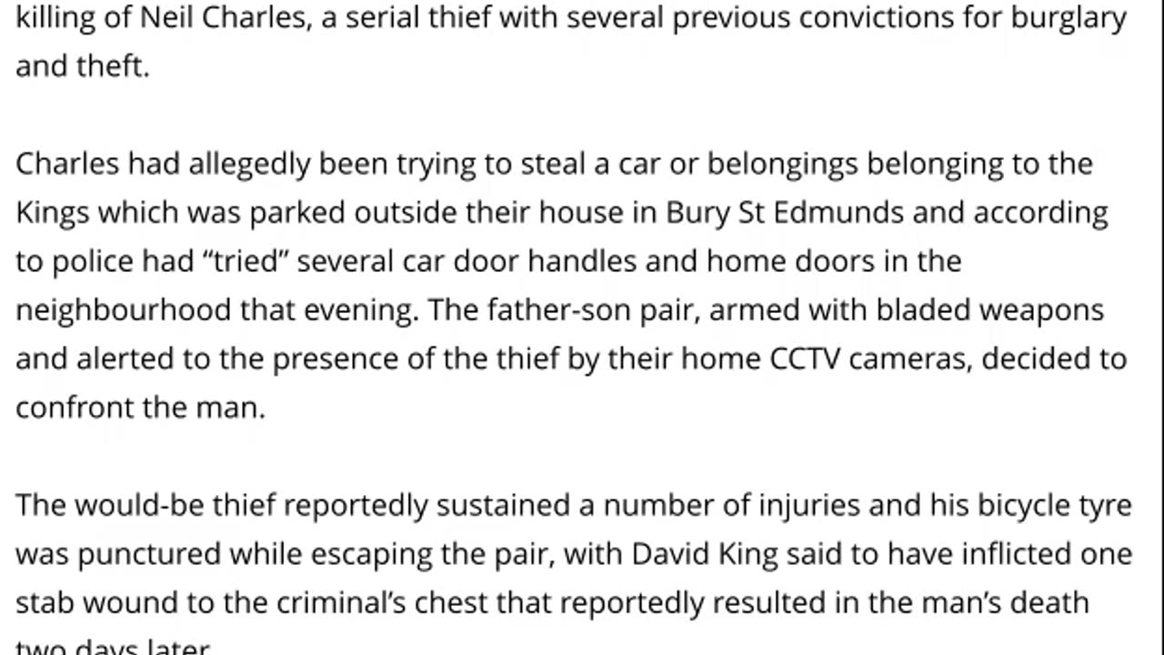 Father-Son Vigilante Duo Who Killed Thief With Samurai Sword & Dagger Get Life In Prison - England