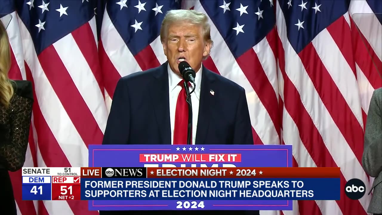 FULL SPEECH: Trump declares victory in 2024 presidential election