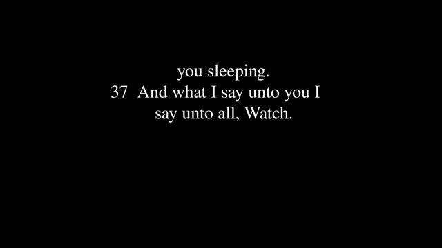 Mark 13 King James version