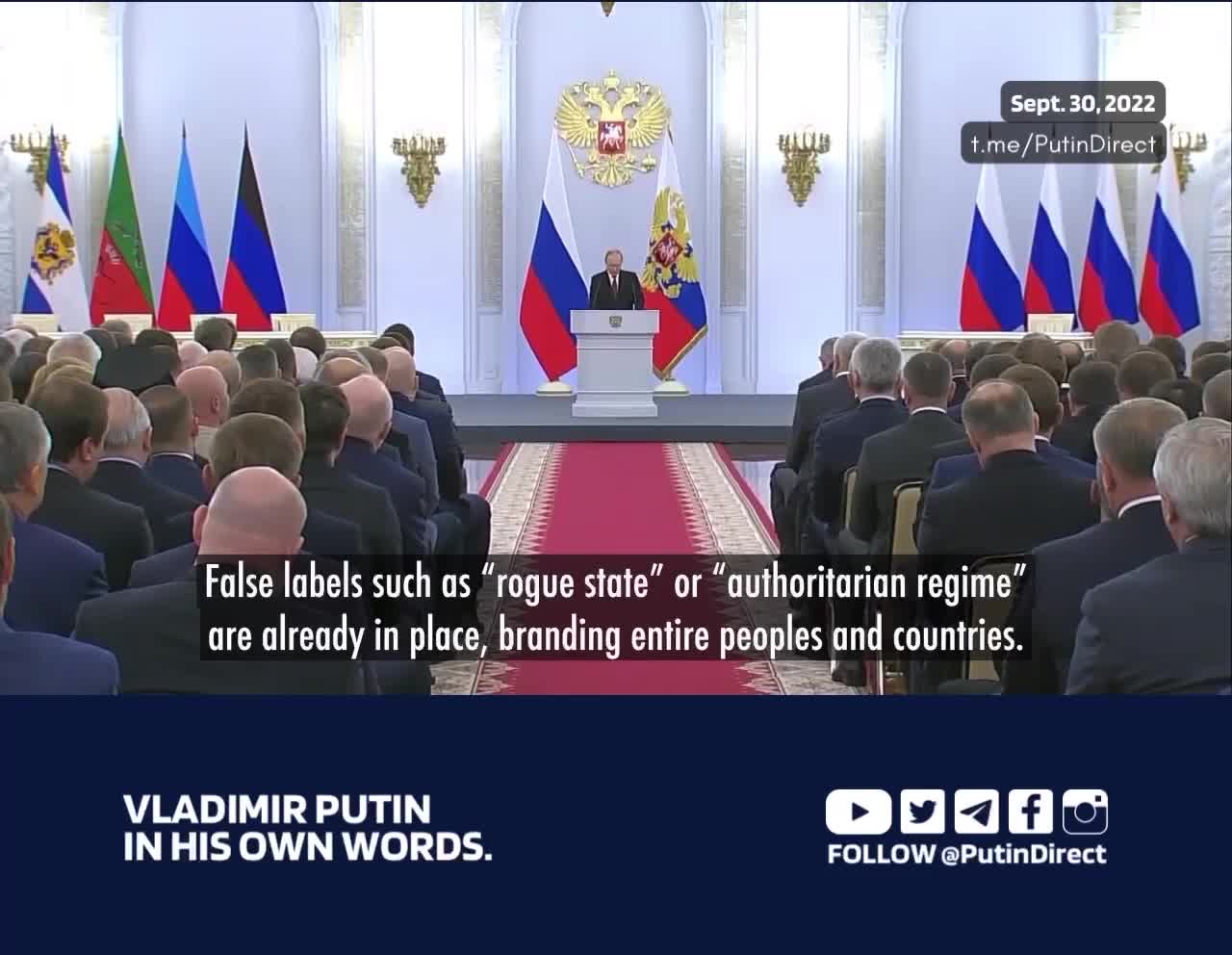 2022-01-04 Putin Western elites are racist colonialists