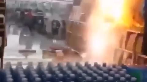 Idiots light entire fireworks display on fire inside Walmart
