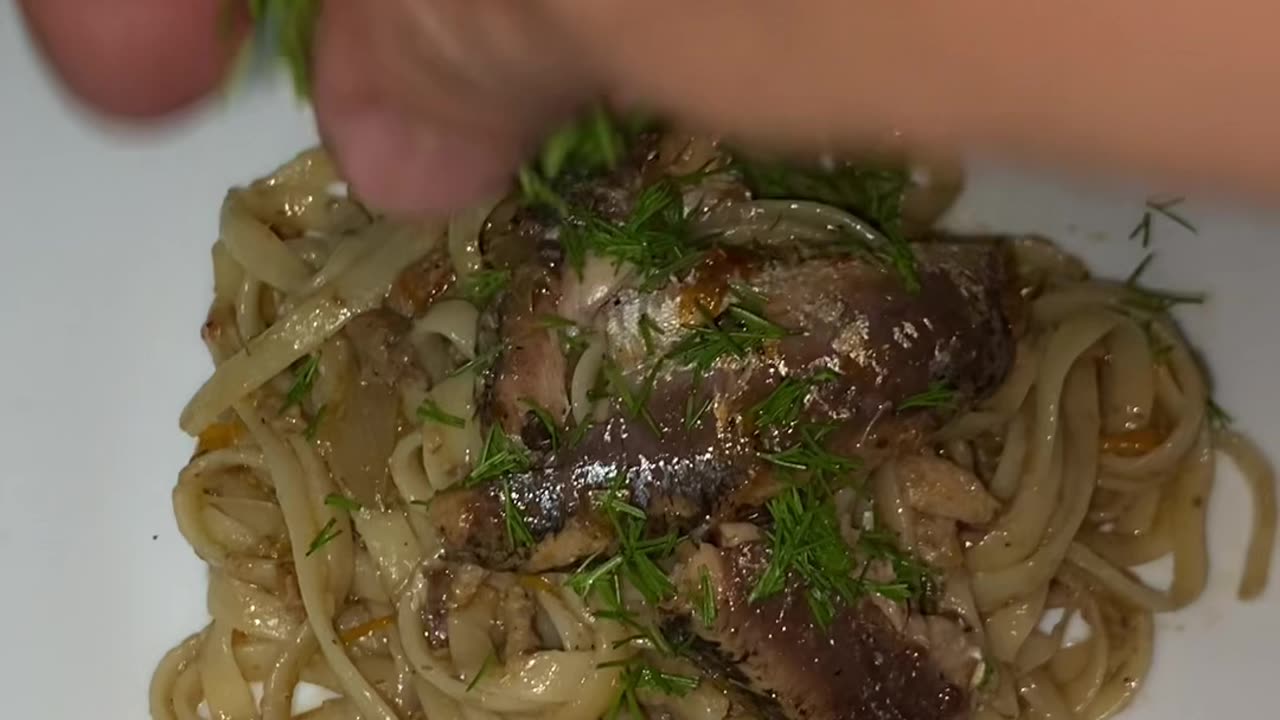 Spanish Sardines Pasta