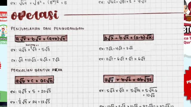 Kamu Harus Tahu | Matematika Akar #fyp #najmashinecare #belajar #matematika