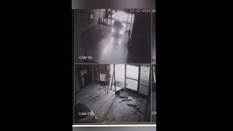 Car Crashes Through Front of Church