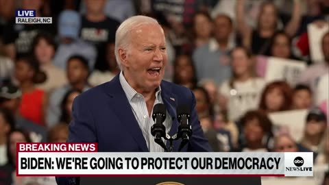 Biden speaks at campaign rally in North Carolina following debate ABC News