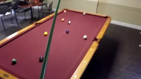 HAT CAM 7 BALL BANK SHOT!