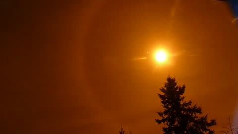 RAINBOW during the Eclipse