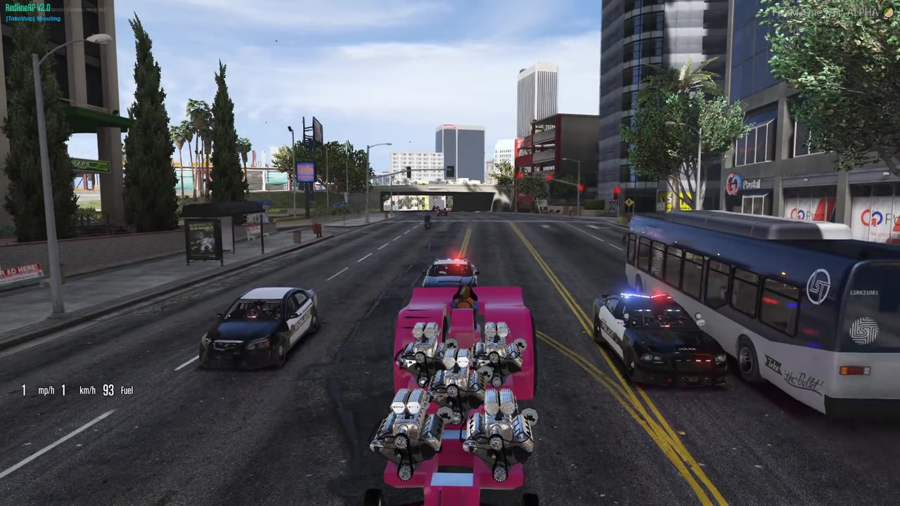 GTA 5 Roleplay - TROLLING COPS WITH 1000HP TRACTOR