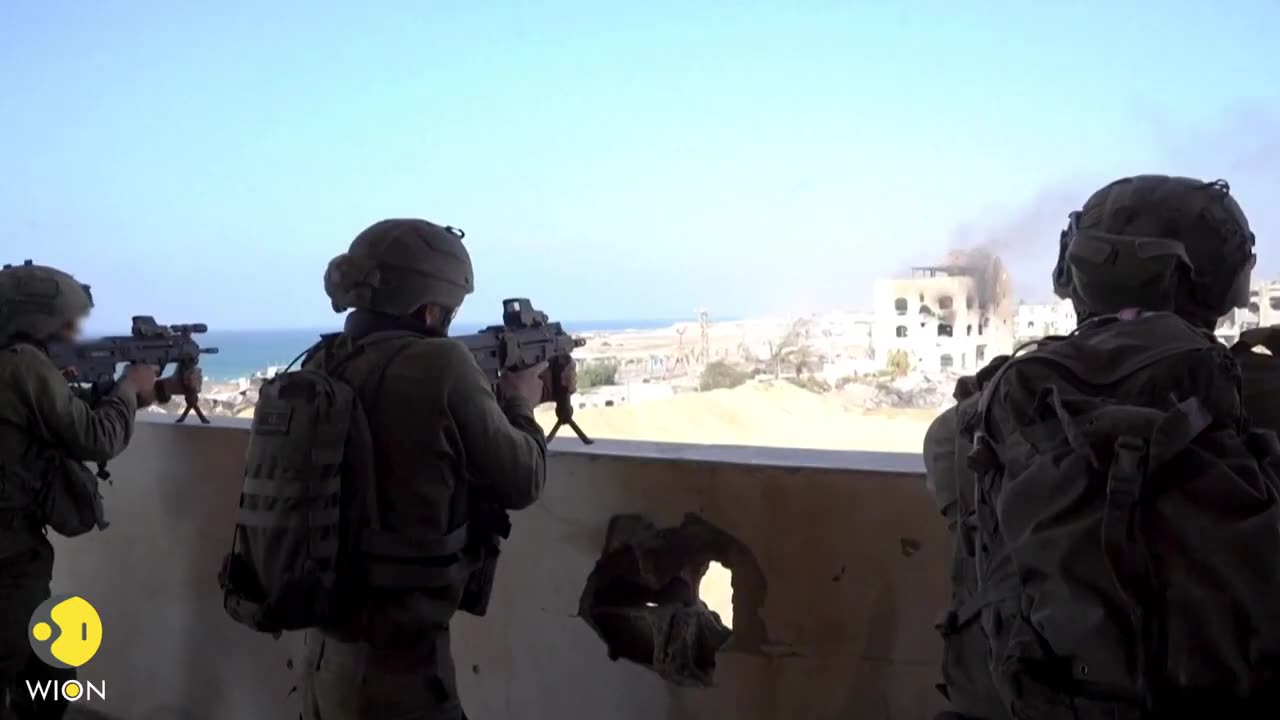 Israel-Palestine War: Israeli army releases footage of troops fighting in Gaza