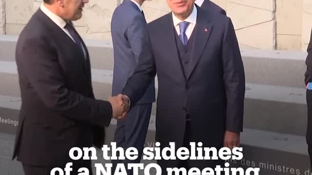 Turkish defence minister and his Greek counterpart convene at NATO meeting sidelines