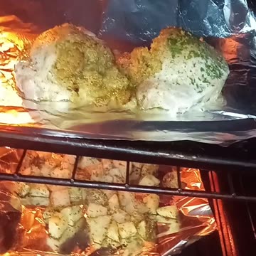 Epinards et artichaute field chops