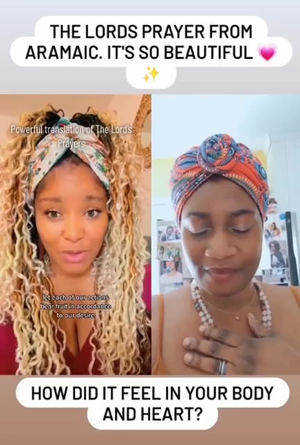 The LORD'S PRAYER from Aramaic 🙏 SO BEAUTIFUL 🙏💙 WATCH‼️‼️