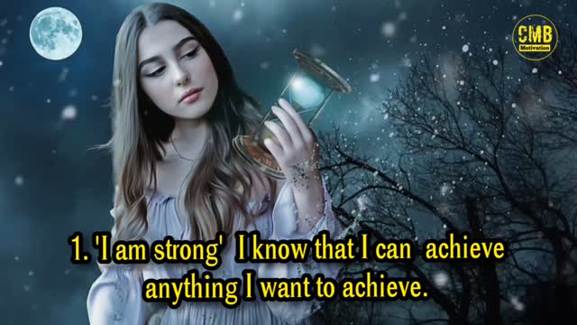 Speak 3 Lines to yourself before you sleep