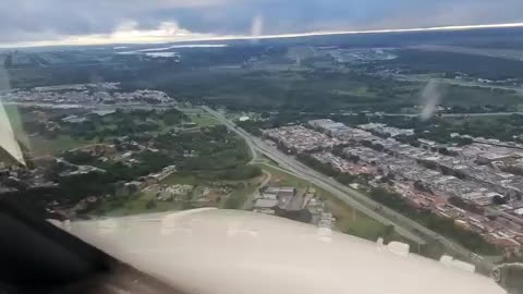 POV front seat of a plane