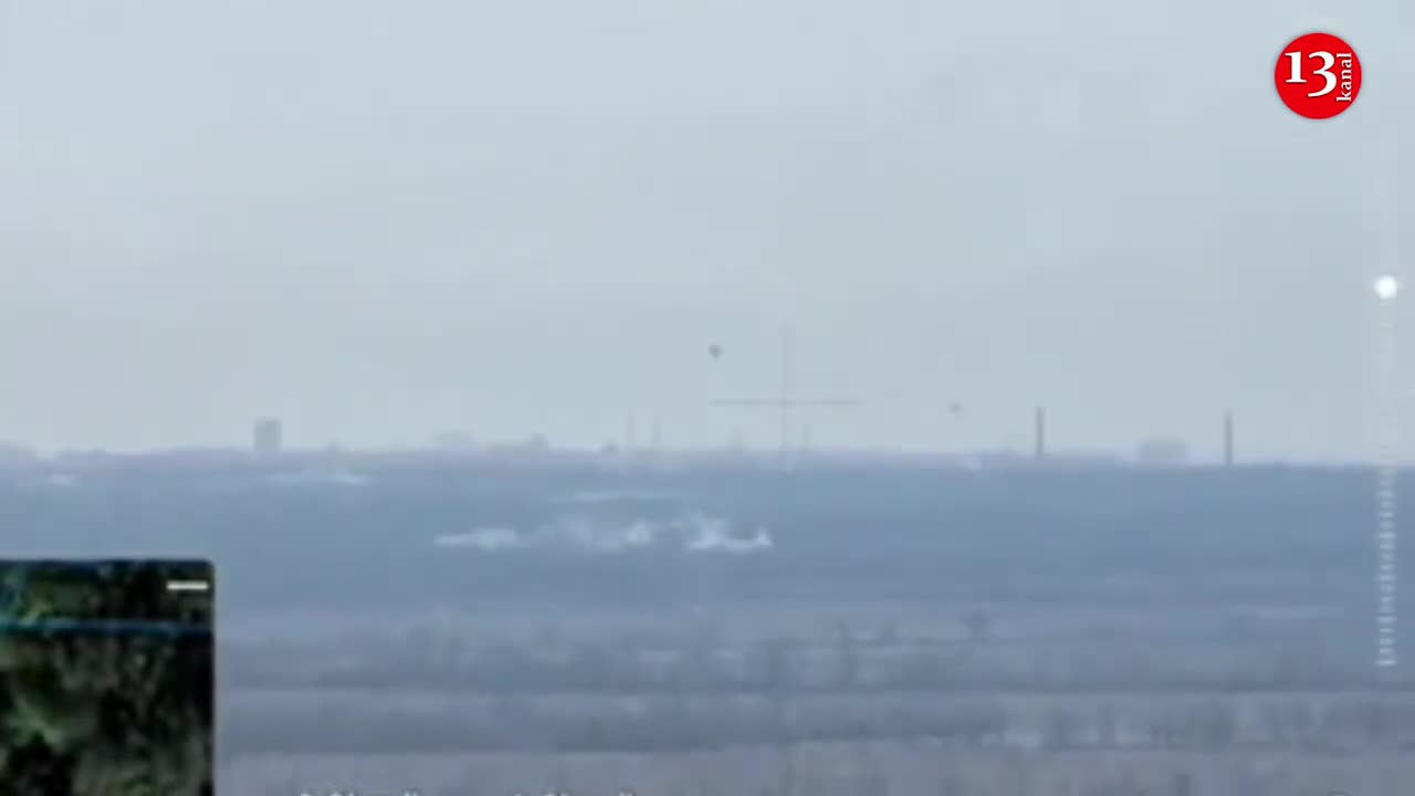 Moment two Su-25 fighter jets of Russians were shot down during attack