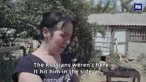 Children growing up under Ukrainian artillery fire