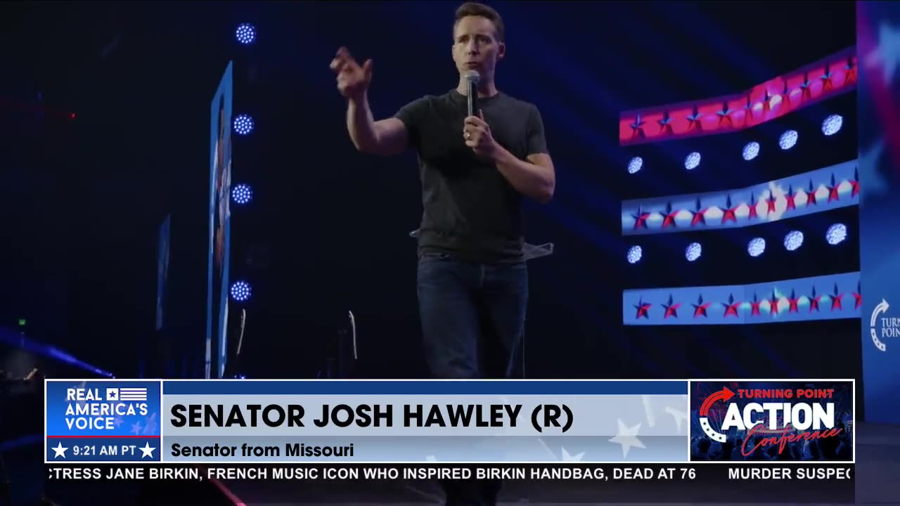 Sen. Josh Hawley: Our Calling Is To Change The Course Of History