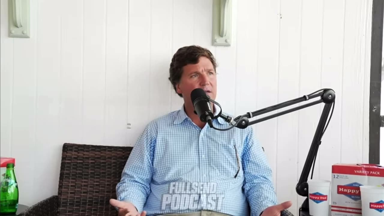 Tucker Carlson went full out like Frozen can’t hold it back #letitgo