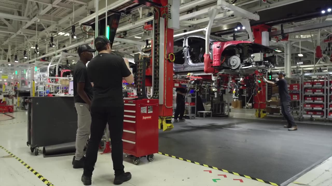 Tesla Factory Tour with Elon Musk!