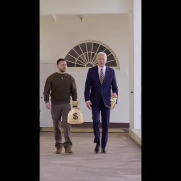 Zelenski visits the WH