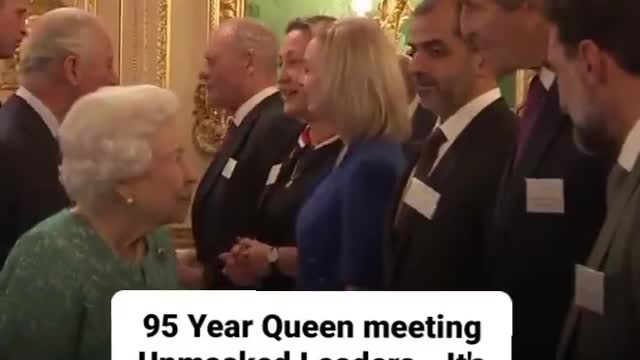 The Queen Meets Deep Staters Maskless