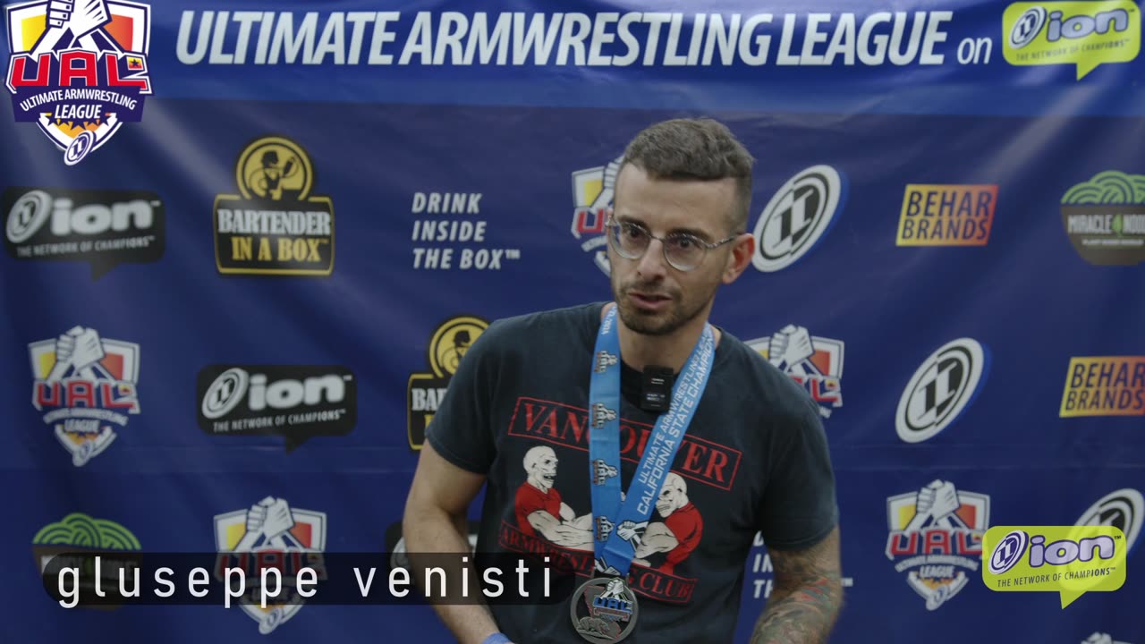 Giuseppe Venisti - Why Armwrestling? - UAL on ION