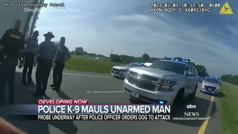 Police K-9 attacks unarmed man l WNT