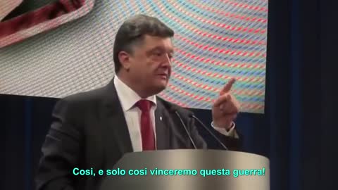 Victor Poroshenko teorizza la persecuzione dei russofoni