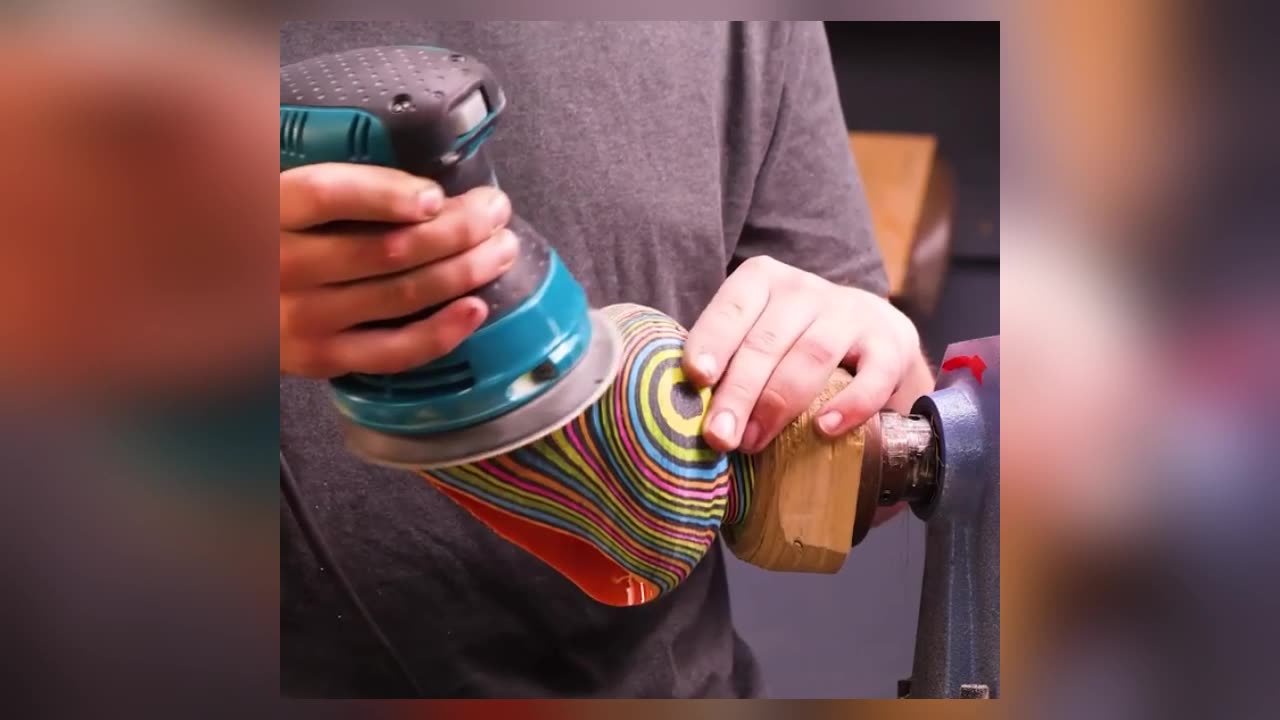 Colorful Wood Turning