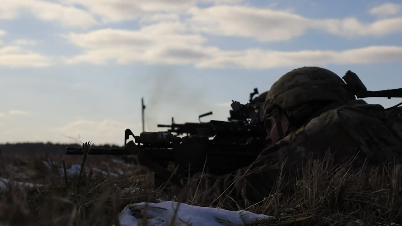 US Army Soldiers Join Polish Troops For Firing Exercise