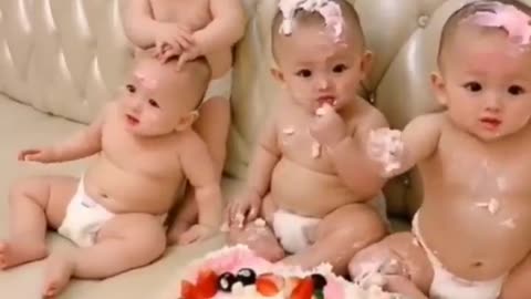 Cute birthday celebration