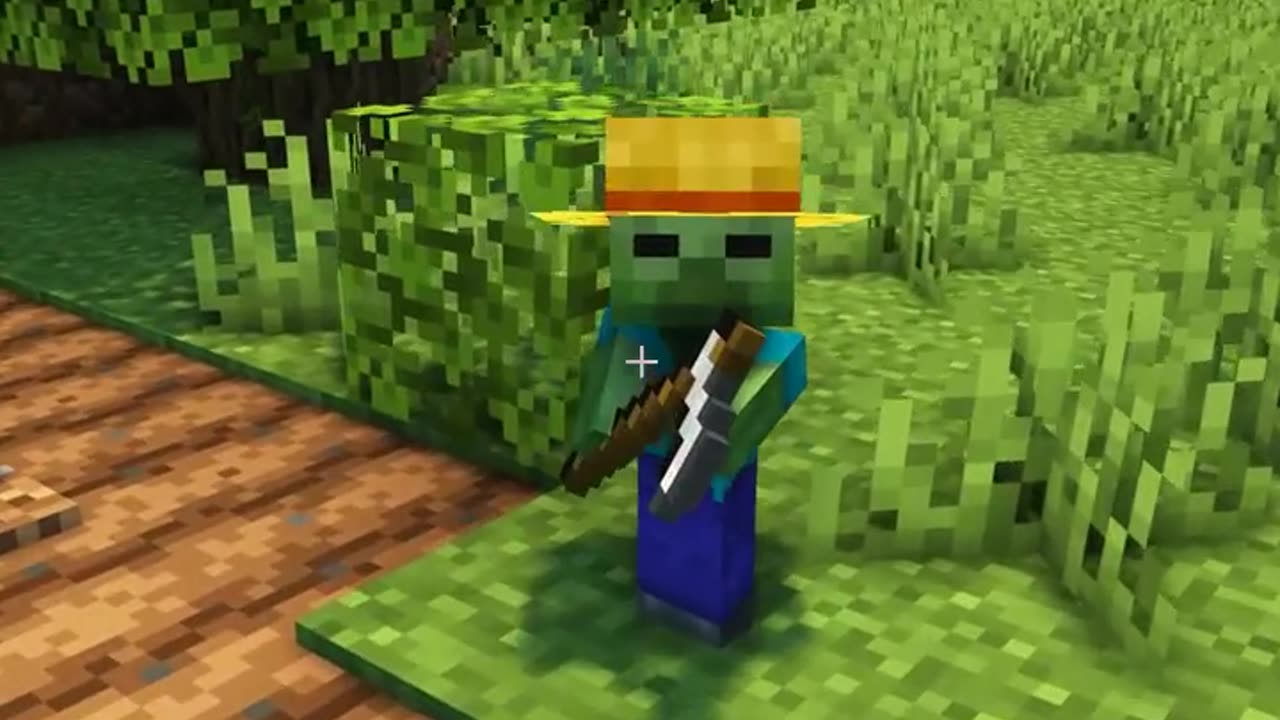 When you are on one HUNGER BAR in MINECRAFT!!!!!