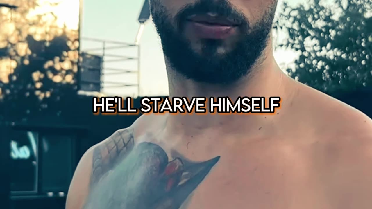 Tate: "He Starves Himself!" #mindset #success #motivation #tate