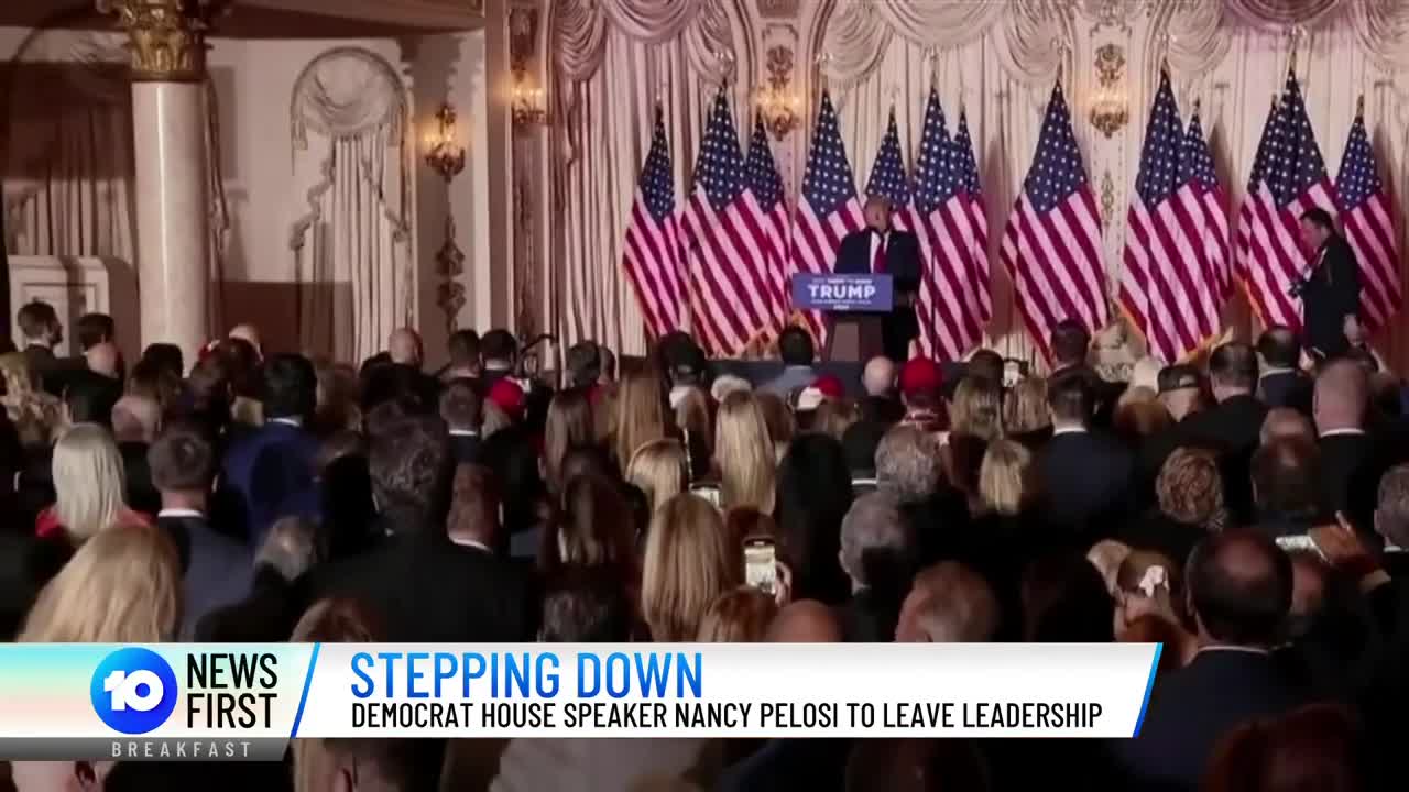 Nancy Pelosi Stepping Down As Speaker Of The U.S. House Of Representatives