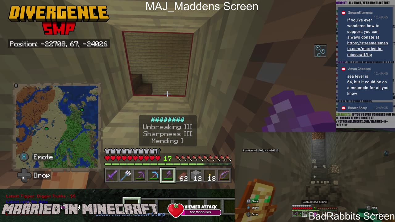 S1EP100 - Visiting Rich Folks that live in a Mansion! #MiM on the #DivergenceSMP!