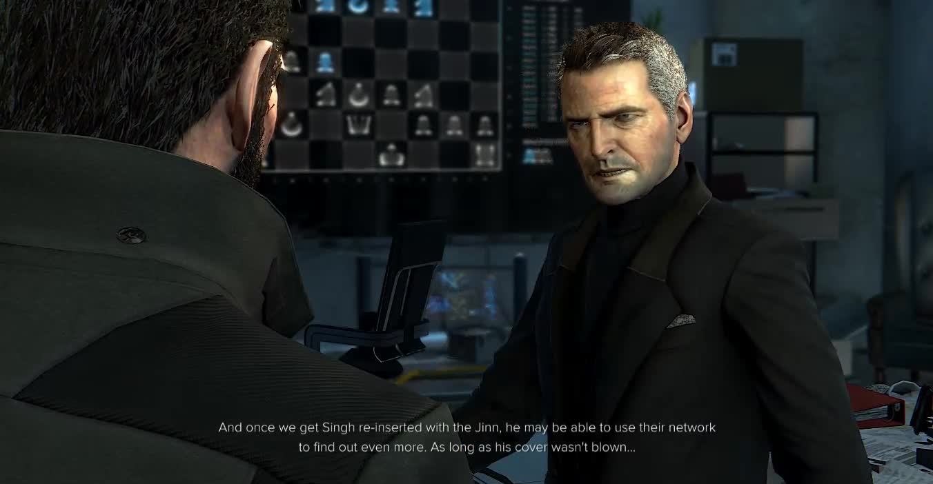 Adam Planting The Whisper Chip At NSN Server Deus Ex Mankind Divided Game-play