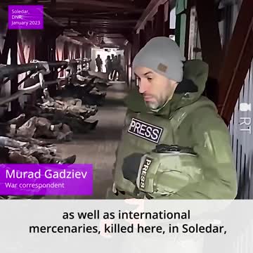 ‘The bodies are all in different poses. They are stiff because of the frost, they will not rot yet.’