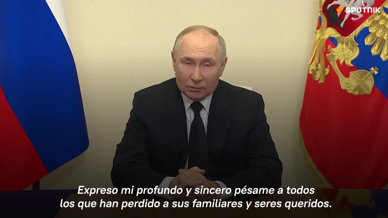 Vladimir Putin sobre o massacre terrorista em Moscovo