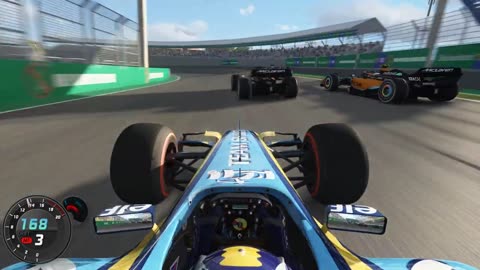 Fernando Alonso Renault R25 Vs 2022 F1 Cars - From Last To Almost First At Interlagos 4K