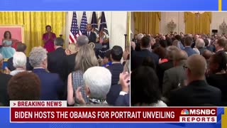 Barack Obama Thanks Biden For 'Faith In Our Democracy' At White House Portrait Unveiling