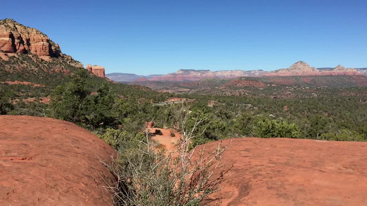 A view from bell rock in Sedona AZ.