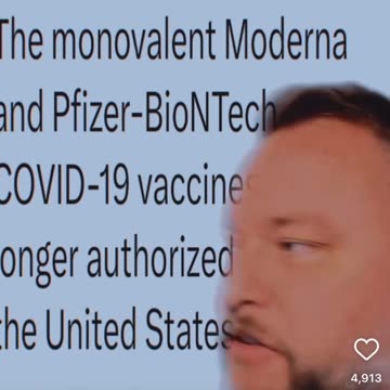 FDA: Moderna, Pfizer C19 Vax No Longer Authorized in US