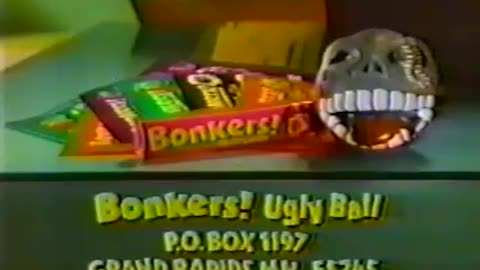 Bonkers! Ugly Ball - Advert (1987)